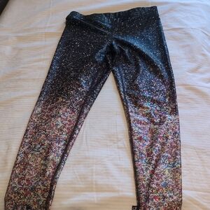 Terez Multicolor Sparkle Ombre Leggings